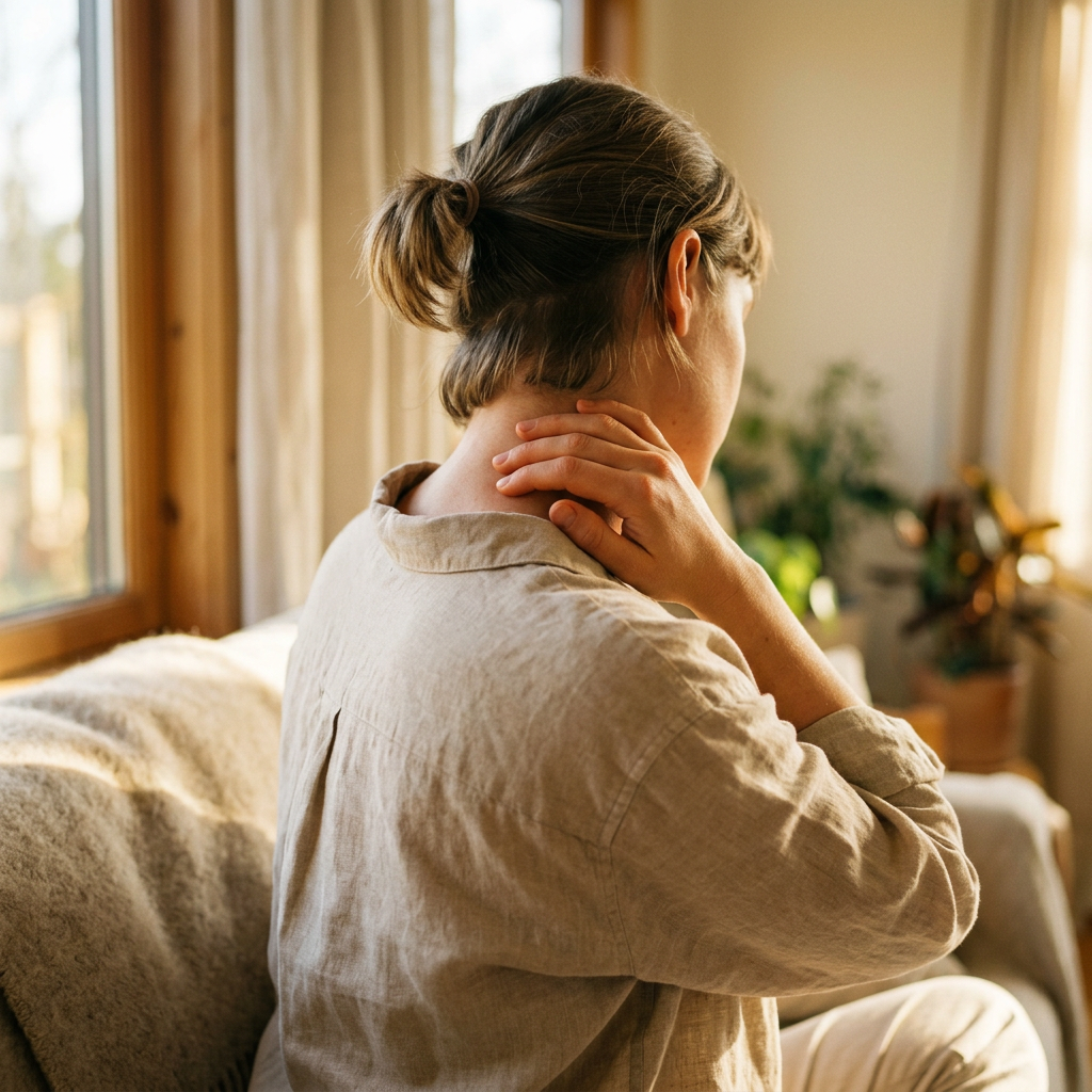 Tension et douleur à la nuque - Relâchement myofascial Anabelle Leplat